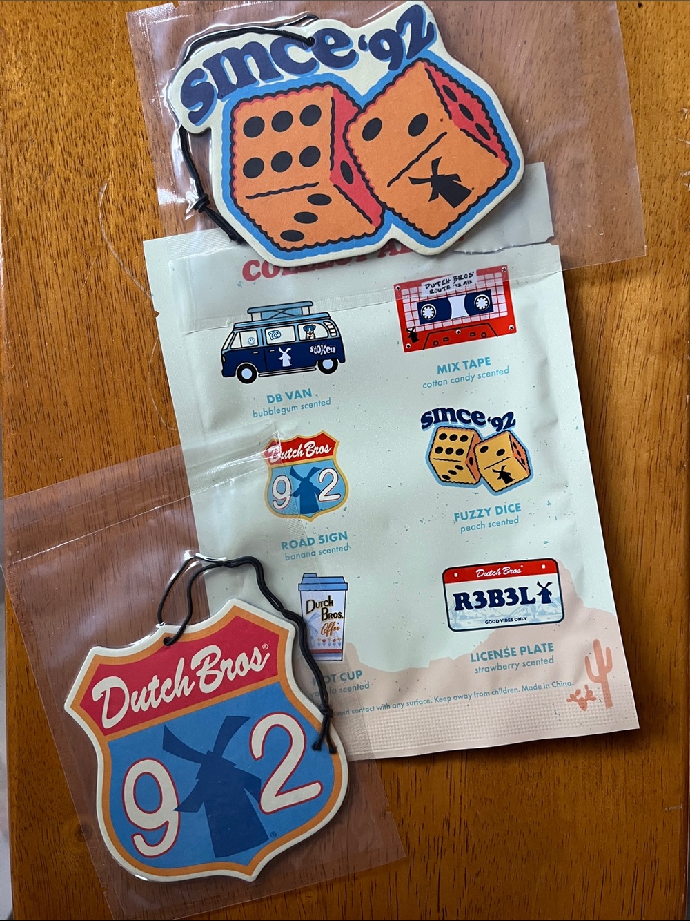 NEW LIMITED EDITION DUTCH BROS CAR FRESHENERS